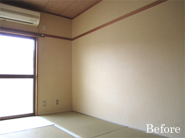 日野市のクロス張替え（施工前）