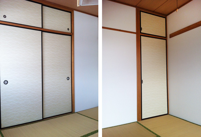 北区のクロス張替え