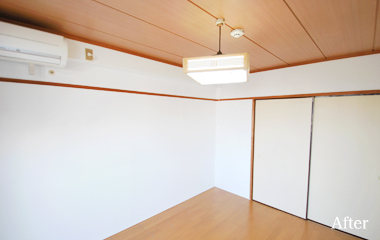 宮前区のクロス張替え(和室壁面張替え)