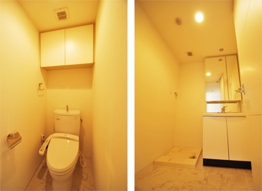 世田谷区のクロス張替え（トイレ・洗面所）