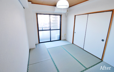 立川市のクロス張替え(新規畳入れ替え)